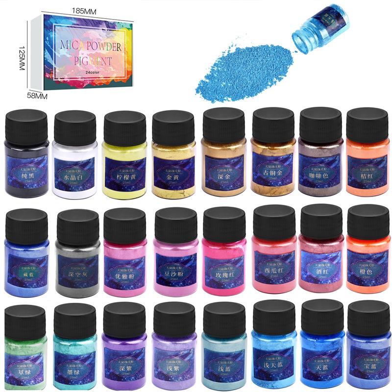 Resin Color Paste - 24Colors Epoxy Resin Dye Mica Powder
