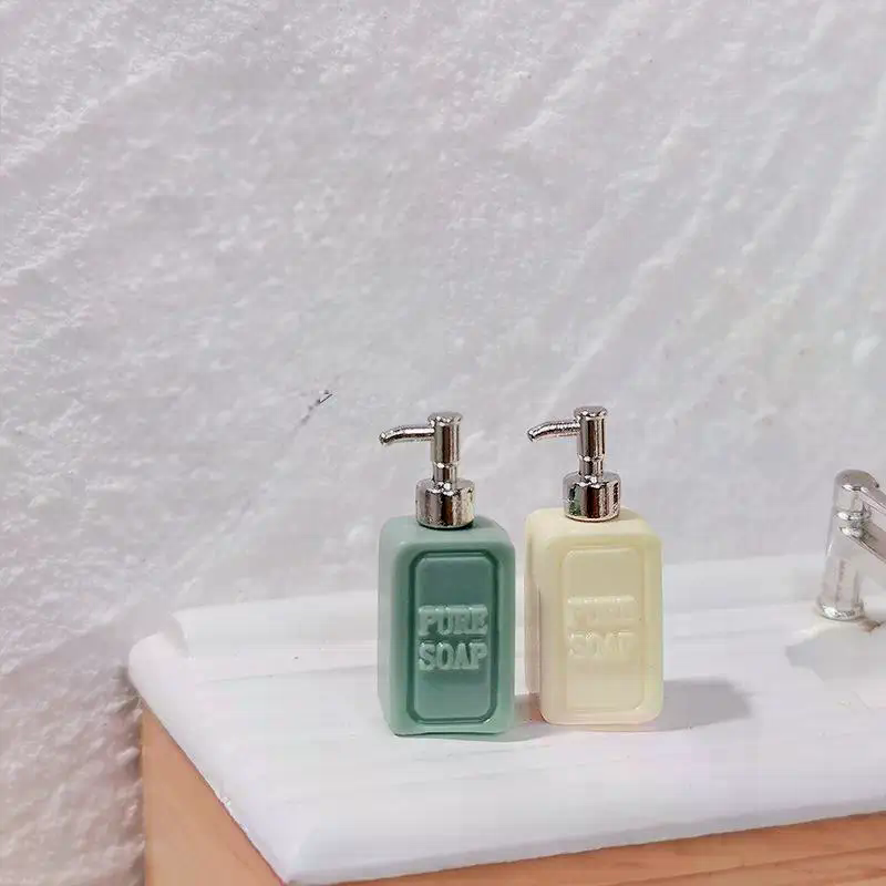 4Pcs Miniature Soap Dispenser  - огляд і ціна Resin Art Bottle