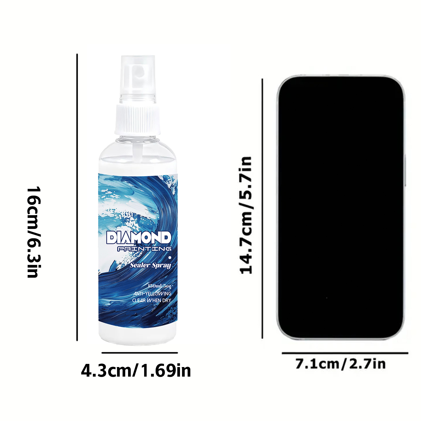 150ml Diamond Painting Sealant - огляд і ціна Resin Art Canvas