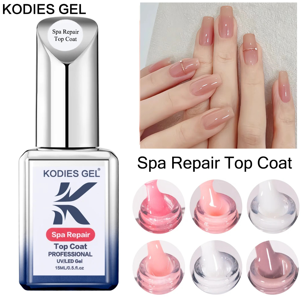 KODIES GEL Milky White Top Coa - огляд і ціна Resin Color Paste