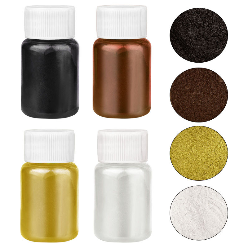 4 Colors/Set Pearlescent Powde - огляд і ціна Resin Dye Opaque