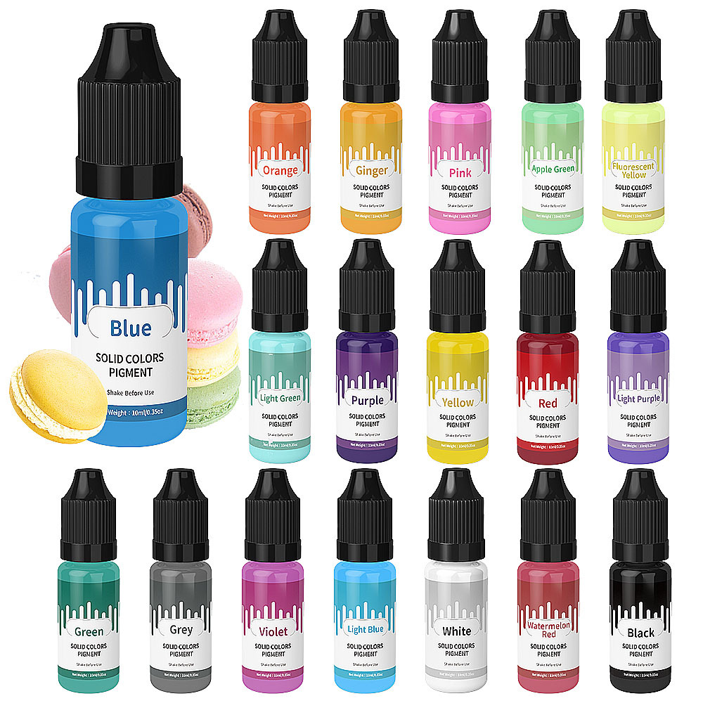 18Colors 10ml Macaron Solid Pa - огляд і ціна Resin Color Paste