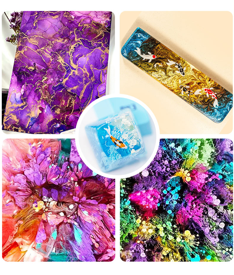 10ml Alcohol Ink Art Epoxy Res - огляд і ціна Resin Dye Opaque