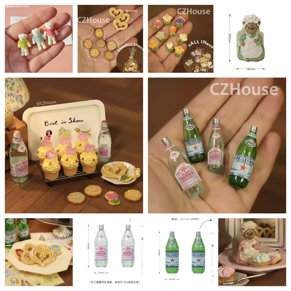 1/6 Scale Miniature Dessert Co - огляд і ціна Resin Art Bottle