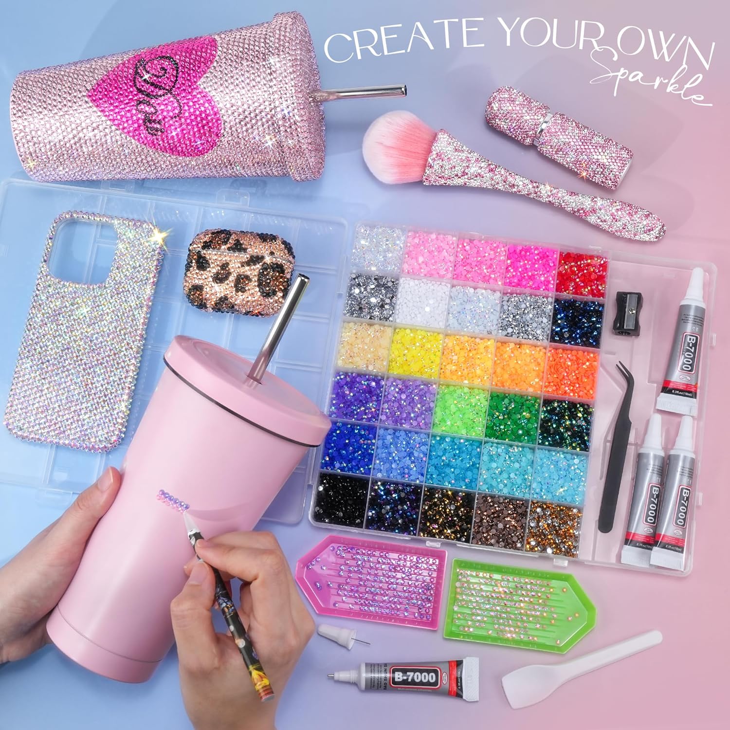 Resin Jelly Rhinestones Kit, 3 - огляд і ціна Resin Art Tool Kit