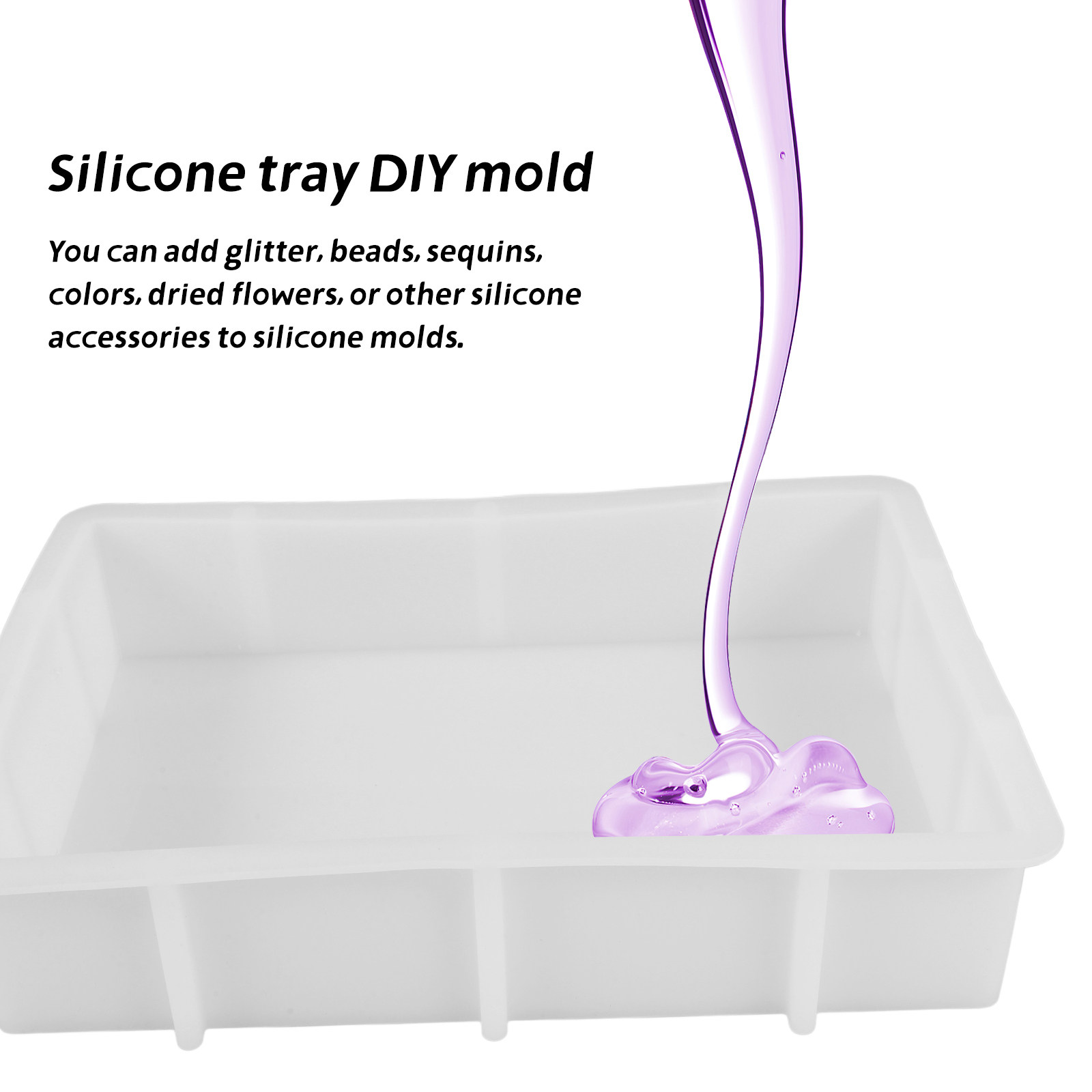 Large Rectangle Resin Silicone - огляд і ціна Tray Mold Rectangle