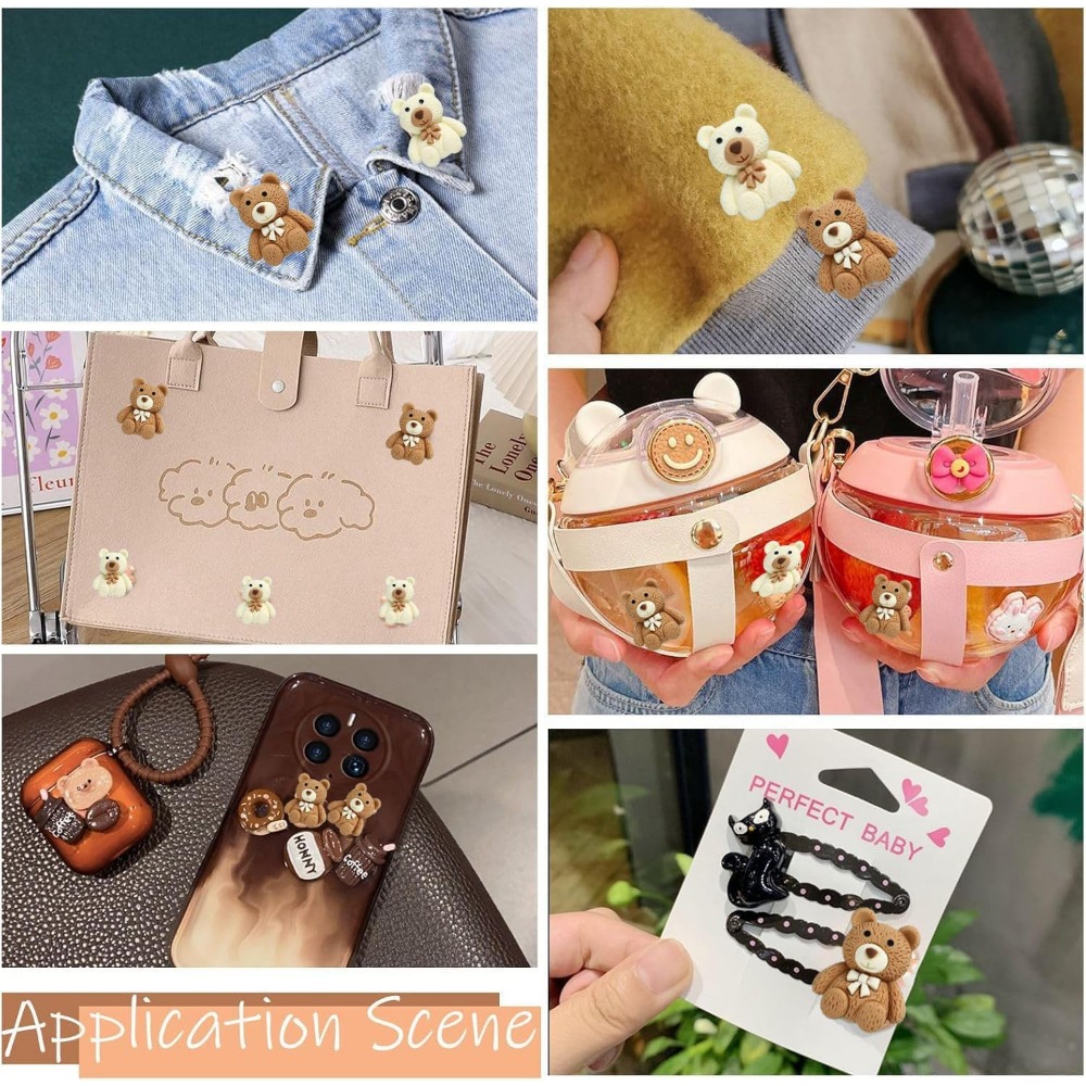 10-100pcs Cartoon Beige Coffee - огляд і ціна Resin Art Bottle