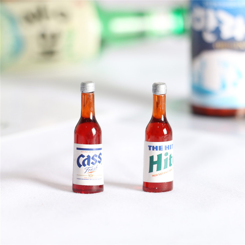 5pcs Dollhouse Mini Beer Bottl - огляд і ціна Resin Art Bottle