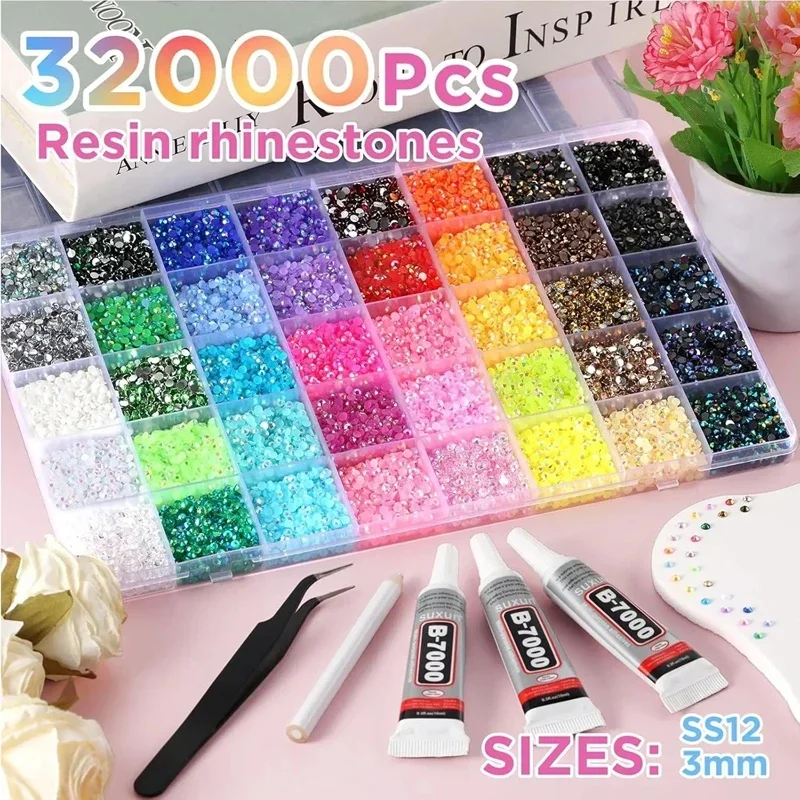 3mm Color Diy Resin Rhinestone - огляд і ціна Resin Art Tool Kit