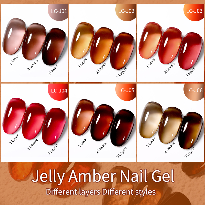 LILYCUTE 7ML Jelly Amber Gel N - огляд і ціна Resin Dye Opaque