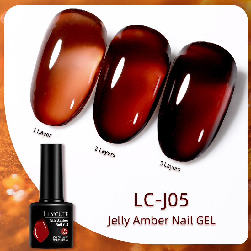 LILYCUTE 7ML Jelly Amber Gel N - огляд і ціна Resin Dye Opaque