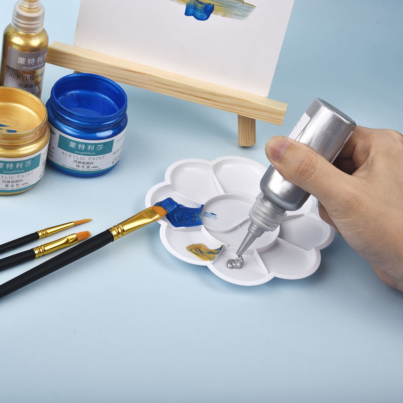 7 Colors 60ml/Bottle Metallic  - огляд і ціна Resin Art Bottle