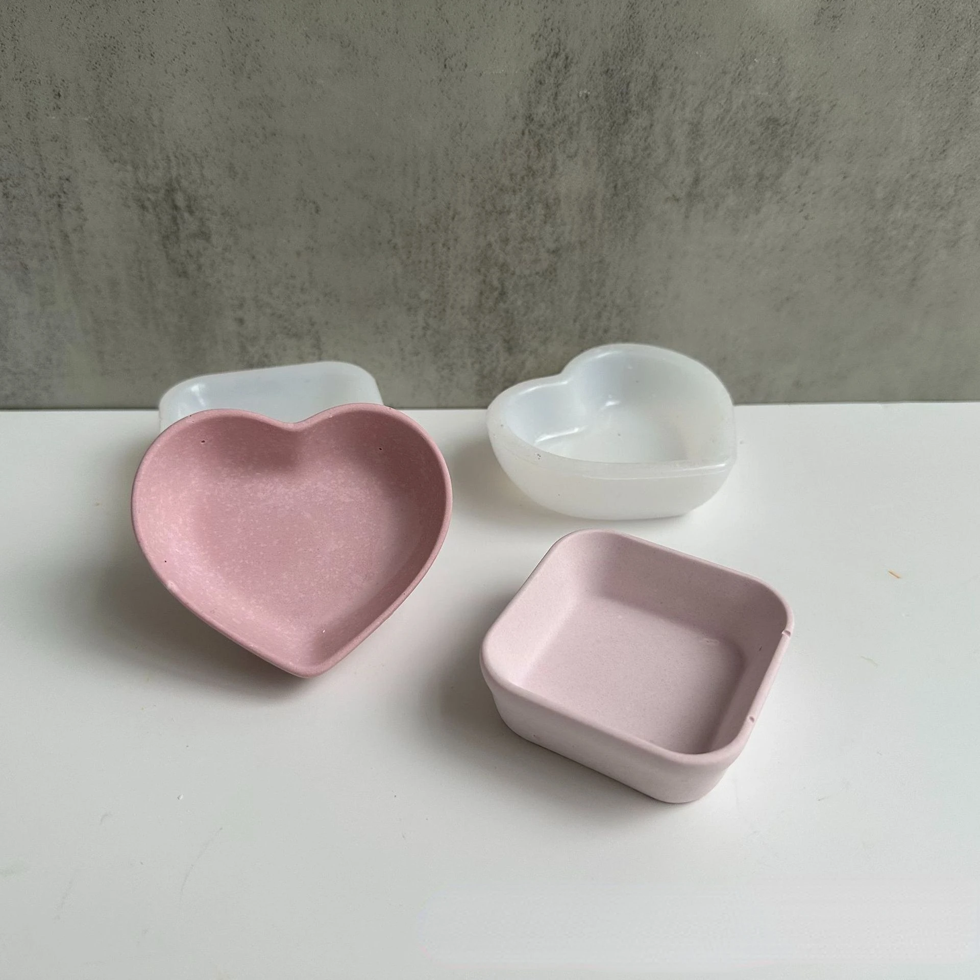 Concrete Square Heart Shape Si - огляд і ціна Tray Mold Rectangle