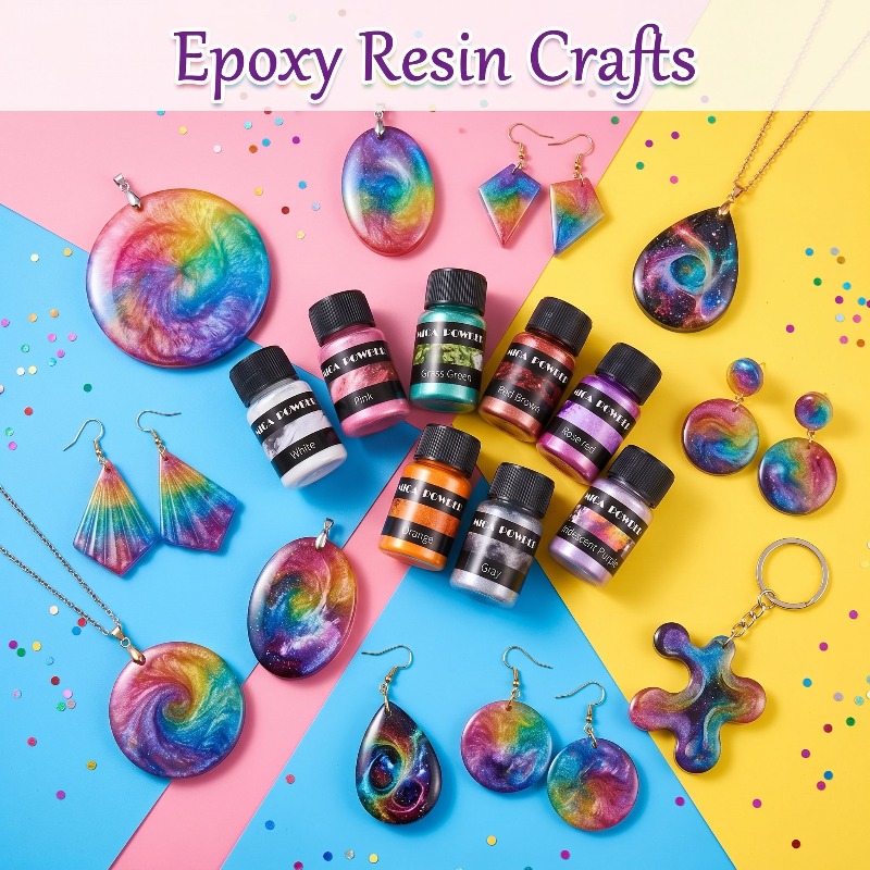 2/24 color metal pigment powde - огляд і ціна Resin Color Paste