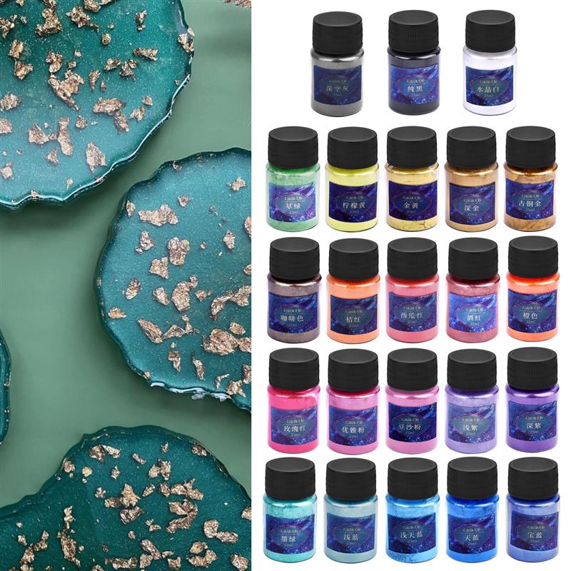 24Colors Epoxy Resin Dye Mica  - огляд і ціна Resin Color Paste