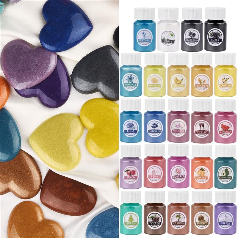 24Colors Epoxy Resin Dye Mica  - огляд і ціна Resin Color Paste