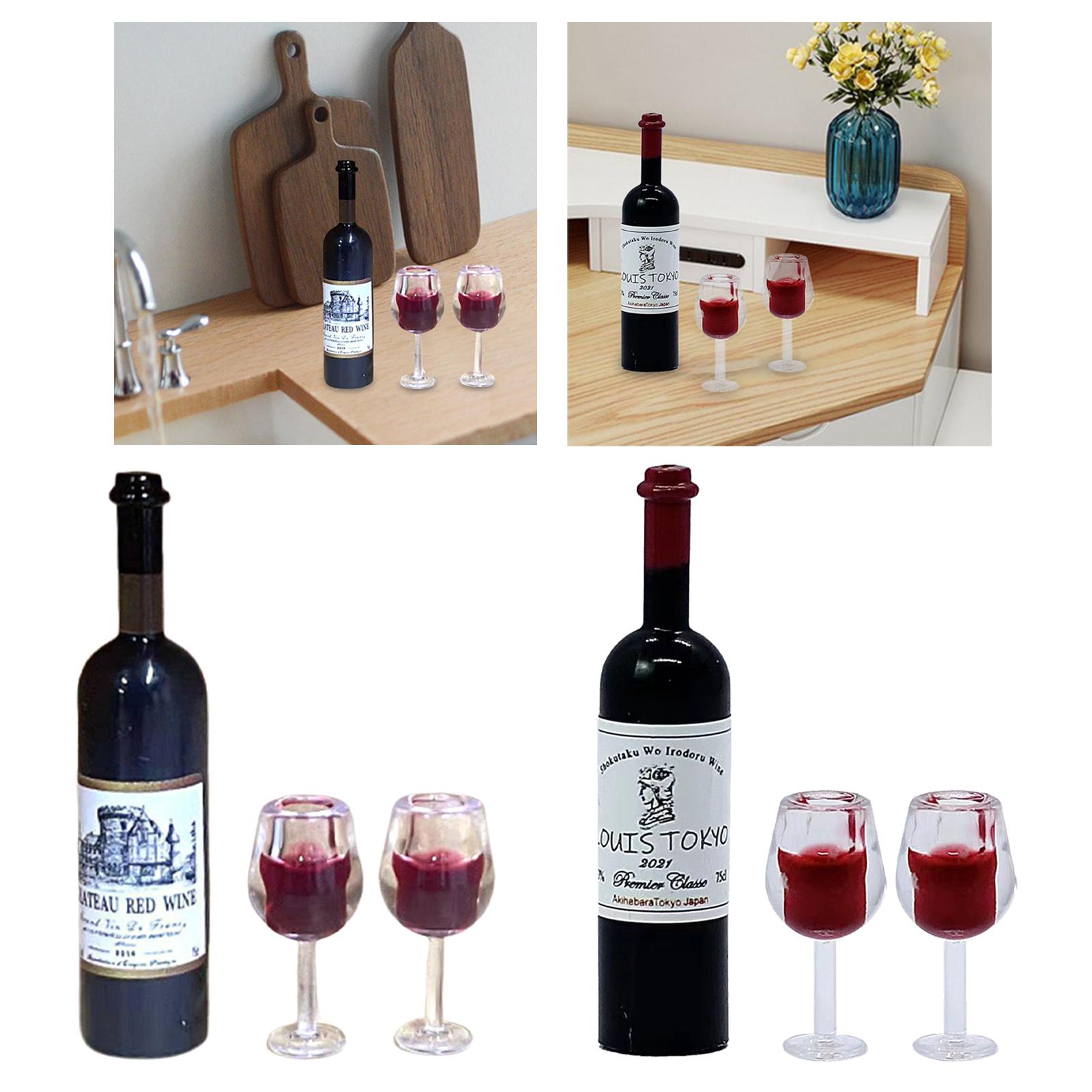 1/12 Scale Dollhouse Wine Bott - огляд і ціна Resin Art Bottle