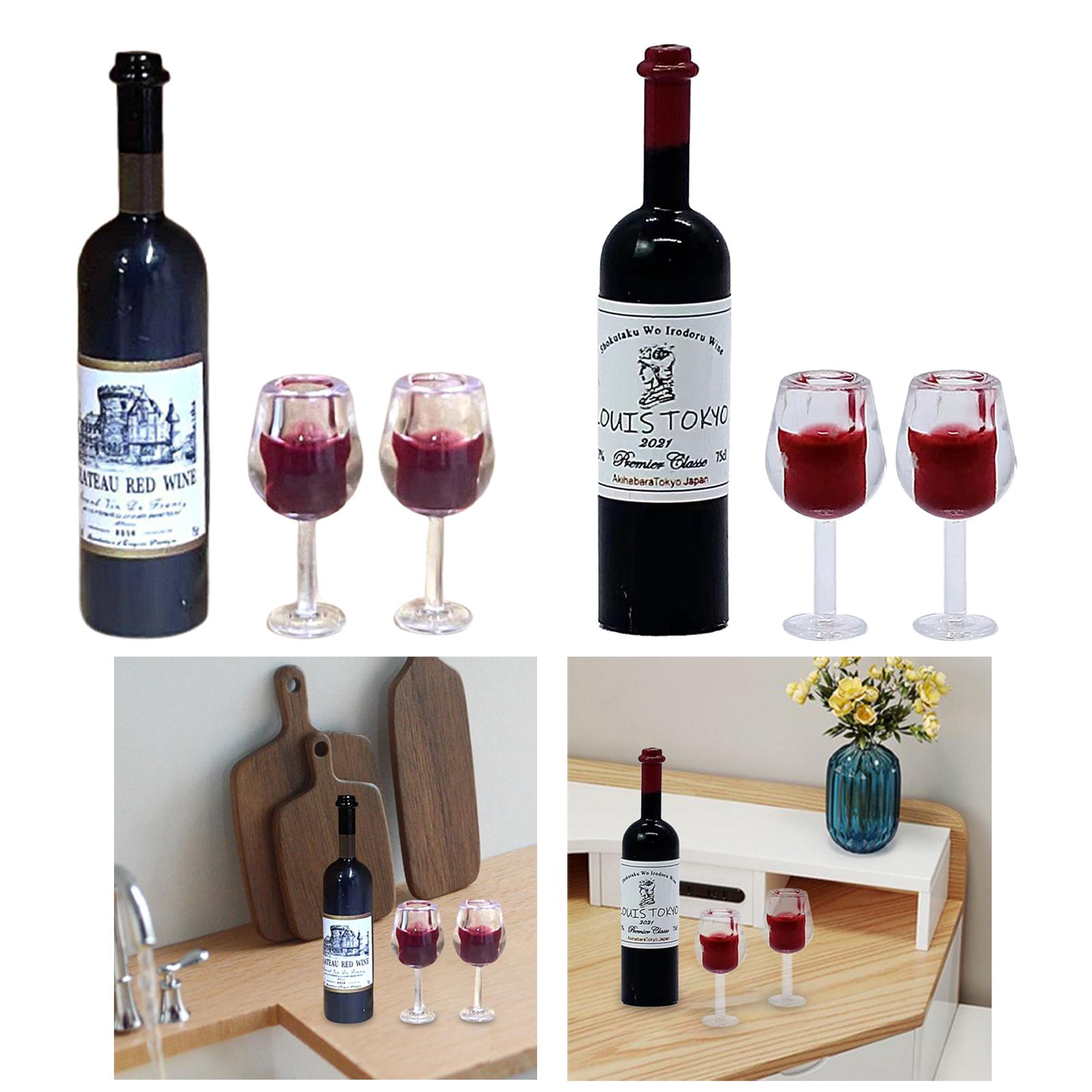 1/12 Scale Dollhouse Wine Bott - огляд і ціна Resin Art Bottle