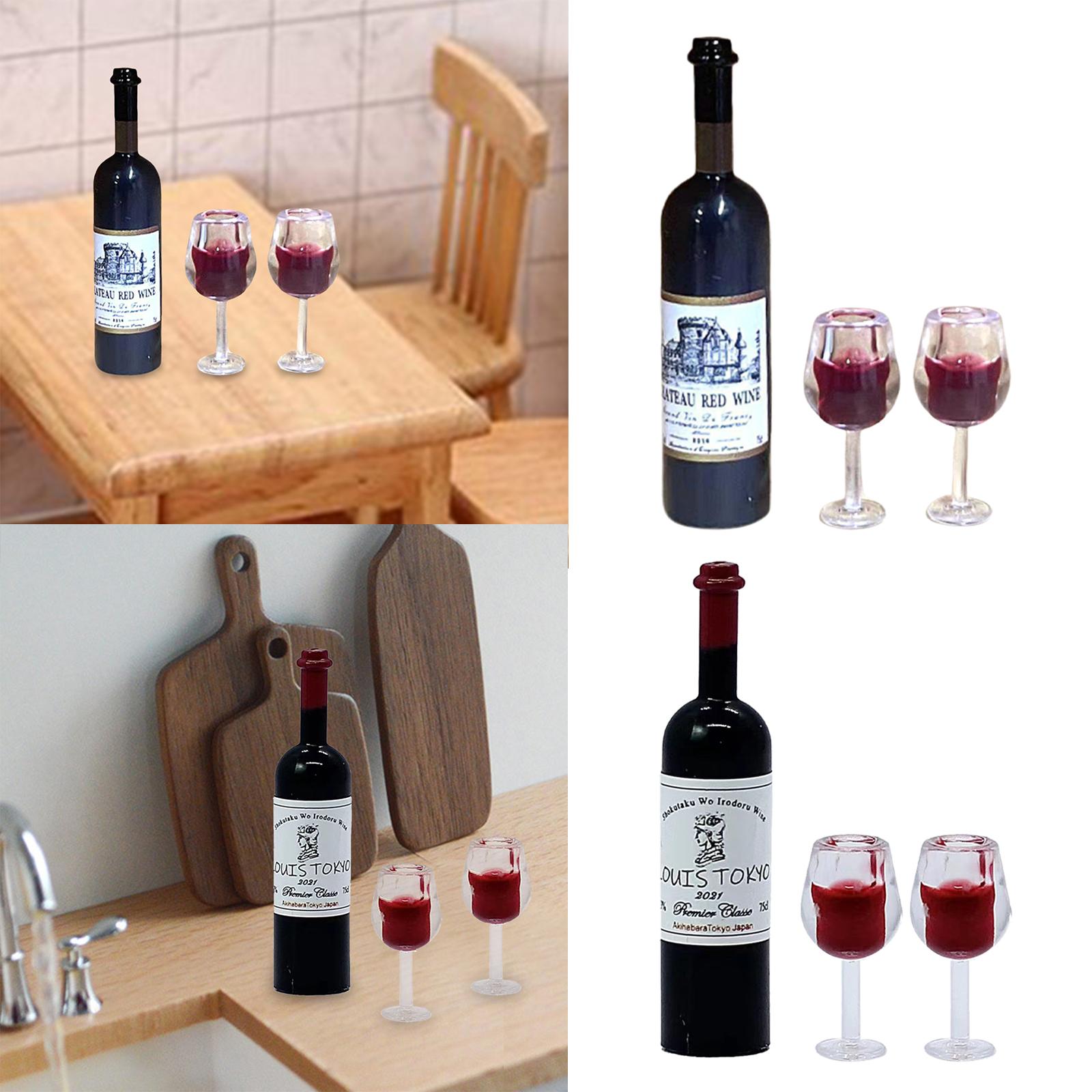 1/12 Scale Dollhouse Wine Bott - огляд і ціна Resin Art Bottle