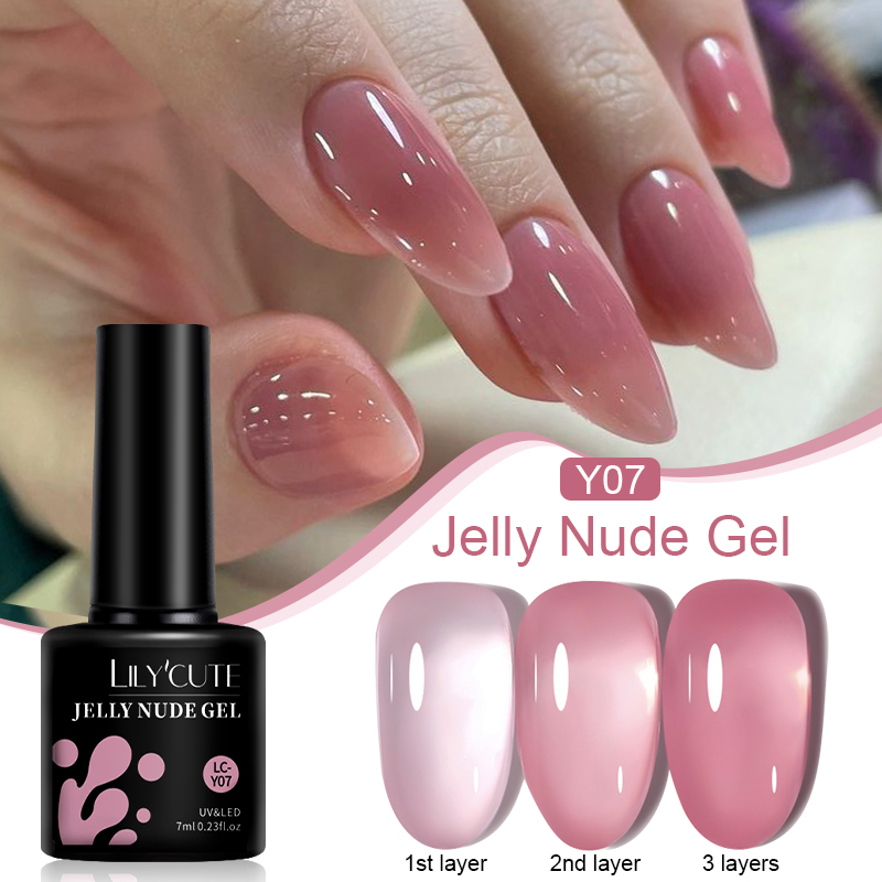 LILYCUTE 7ML Jelly Pink Nude G - огляд і ціна Resin Dye Opaque