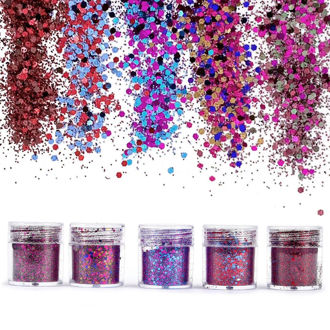 4/5 bottles Dreamlike Glitter  - огляд і ціна Resin Art Bottle
