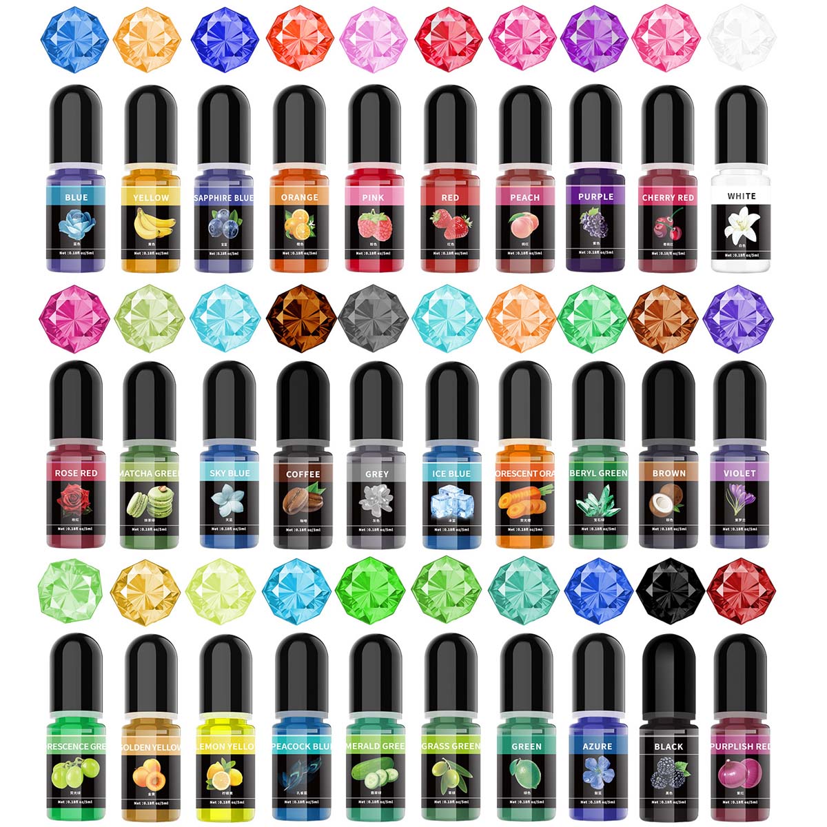 5ml/Bottle Epoxy Resin Pigment - огляд і ціна Resin Art Bottle