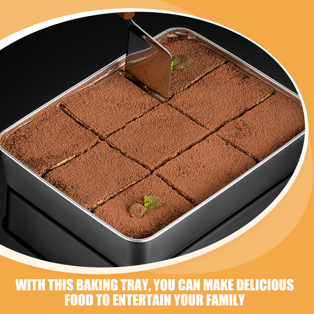 2Pcs Rectangle Stainless Steel - огляд і ціна Tray Mold Rectangle