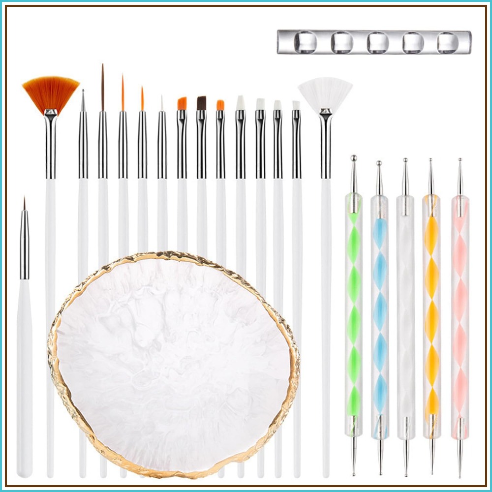 Nail Art Brush 22 Piece Set, 2 - огляд і ціна Resin Art Tool Kit